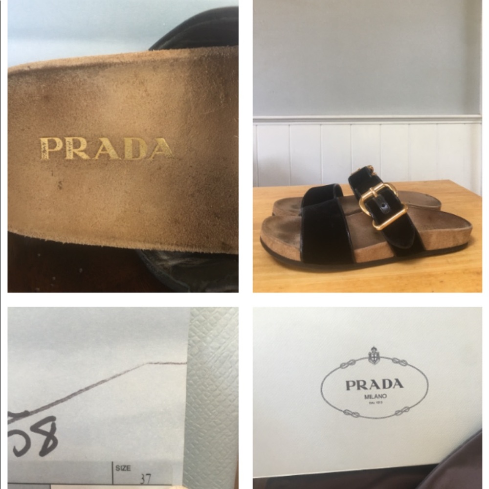 Prada flat sandal slide